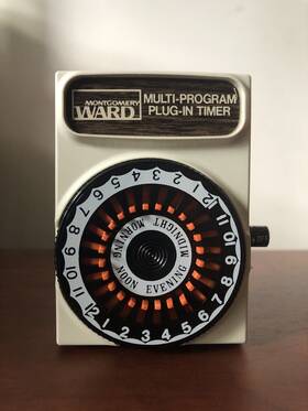 83-7-565-00 Montgomery Ward Multi-program Plug-in Timer No. 83756500 On/off For Lamps Etc