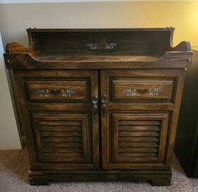 C199141 Morse Vintage Electrophonic Total Music Cabinet / Dry Sink