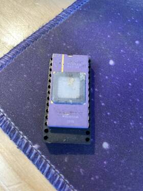 Mk2716t Mostek Vintage Eprom Gold Ceramic With Holster