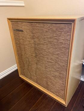 Cabinet-50s Motorola Sk14b Blonde Antique Stereo