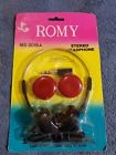 3015 Ms A Romy Very Rare Vtg Headphones Adapter Extra Pads Walkman