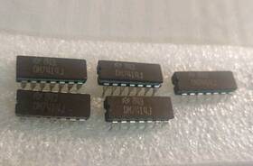 Dm7414j National Vintage Semiconductor Logic Gate Ic - Lot Of 5