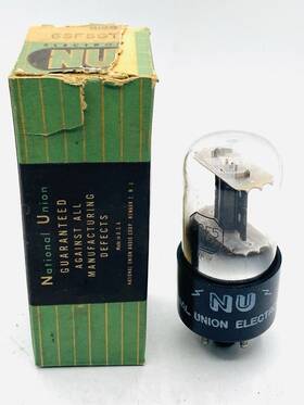 National Union 6g7gt Vintage Electron Tube In Original Box Model 6sfgt X4