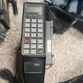 Tr5e800-8a Nec Vintage Portable Cellular Car Phone 1980s Untested