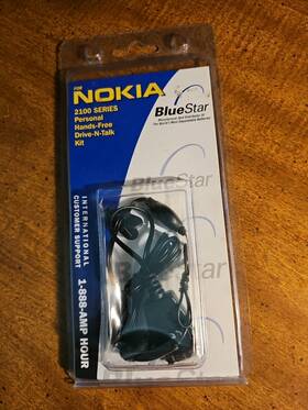 Hfn21wal Nokia Blue Star Ear Bud For 2100 Series Cell Phone New Old Stock