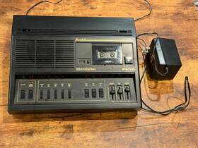 Mcr-7200 Norelco Microseries Phone And Mic Recorder Vintage Working