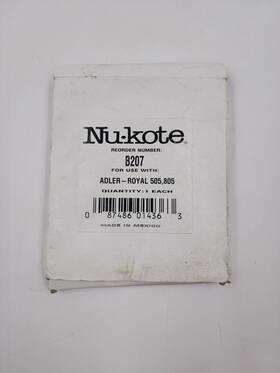 B207 Nu-kote Typewriter Ribbon Adler-royal 505/805 Replacement Unused Black
