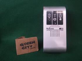 S-156 Nutone Vintage Alarm System Control Box Nos Silver Brushed Finish