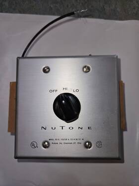 Vs-51 Nutone 2 Speed Switch - Vintage