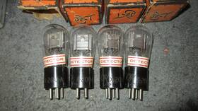 X-200a Ok 4 Rare Matched Nos Nib Detector Radio Audio Tubes