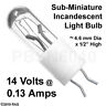 Ol-4383bp1 Oshino Volt Incandescent Bulbs Size Approx Mm