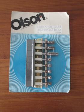 Sw-744 Olson Vintage Electronics Akron Oh Lever Action Multi-contact