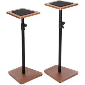 Sms7500rb On-stage Stands Wood Studio Monitor Rosewood Pair