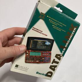 Hg-112l Oregon Scientific Vtg Backlit Data Link 48kb Organizer New Hg-112l/48