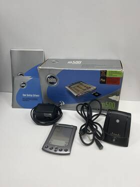 N10996 Palm Vintage M500 Handheld Untested Parts Only Without Riginal Box - No Charger