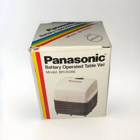 Bh-608e Panasonic Vintage Battery Operated Table Vac Model - Tested Works
