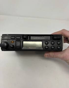 Cq-101euc Panasonic Vintage Car Stereo Cassette Player Radio Auto Reverse - Rare Cq-101euc Panasonic Vintage Car Stereo Cassette Player Radio Auto Reverse - Rare