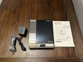 Kx-t1455 Panasonic Vintage Auto-logic Easa-phone Dual Cassette Answering Machine
