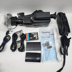 Pv-120d Panasonic Pv-120 Omni Mini Movie Vhs Vintage Camcorder Optex Bag Afx6 W Accesso