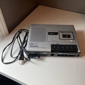 Rq-195a Panasonic 2-speed Micro Cassette Recorder Player Tested Mic Attachment
