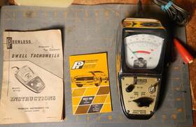 Dt-5a Peerless Vintage Instrument Co Dwell Meter Tachometer Analyzer