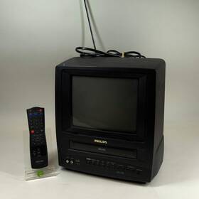 Ccc092at01 Philips 9 Inch Tv/vcr Combo Vintage 2001- Read