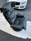 Pioneer Working Vintage Black Leather Bodysonic Body Sonic Chair
