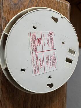 Sa76rc Pittway Nos First Alert Smoke Fire Detector Model