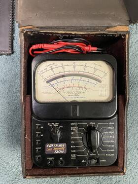120m Precision Apparatus Co. Vintage Model Multimeter Fully Functional