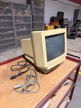Gd-5164-lam President Electronics Vintage Desktop Monitor Untested