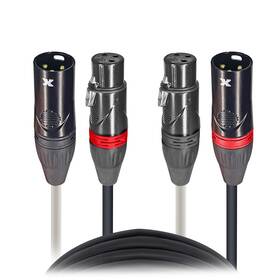 Xc-dxlr50 Prox 50ft Ft High Performance Dual Xlr-m To Dual-f Xlr Audio Cable