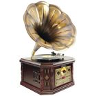 Pvnp48bcd Pyle Home Bluetoothturntable Phonograph With Acoustic Horn 068888759083