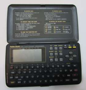 Ec-442 Radio Shack 65-847 Vintage 64k Memory Electronic Organizer W Box And Book