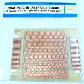 276-164 Radio Shack / Archer Dual Plug-in Interface Board 50-pos 4.25 Inch X 5.25