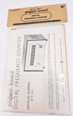 277-111 Radio Shack / Archer Project Board Digital Frequency Counter New Old Stock
