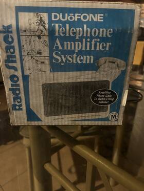 43-275a Radio Shack Duofone Tandy Corp Vintage Telephone Amplifier System In Box