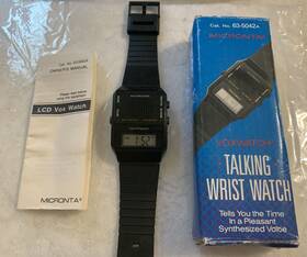 63-5042a Radio Shack / Tandy Micronta Vintage 90s Vox Lcd Watch Talking Box Manual