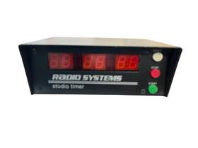 Tm-2r Radio Systems Vintage Studio Timer Clock Digital Works Model Electronics