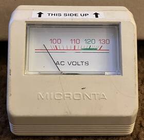 22-104 Radioshack Micronta Radio Shack Line Voltage Monitor Meter 120 Volt