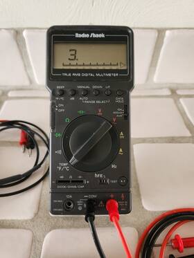 22-174 Radioshack Auto Range Digital Multimeter Radio Shack Number