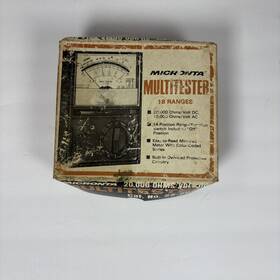 22-201a Radioshack Vintage Tandy Micronta Multitester 18 Ranges Tested Works Radio Shack