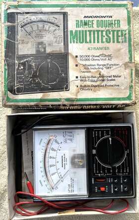 22-204a Radioshack Vintage Radio Shack Micronta Multitester Cat No