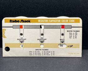 271-1210 Radioshack Radio Shack Resistor/capacitor And Inductor Color Code Guide Wheels Cat #
