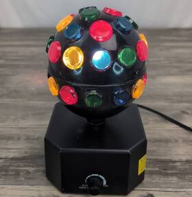 42-3047 Radioshack Vtg Radio Shack Rotating Psychedelic Rotary Party Light 4g76 Multi Speed