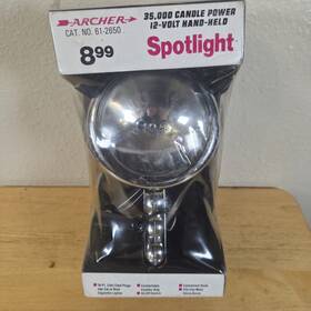61-2650 Radioshack Nos 70s Radio Shack Archer Sealed Beam Chrone Hand Held Spotlight 12v Dc 61-2650 Radioshack Nos 70s Radio Shack Archer Sealed Beam Chrone Hand Held Spotlight 12v Dc