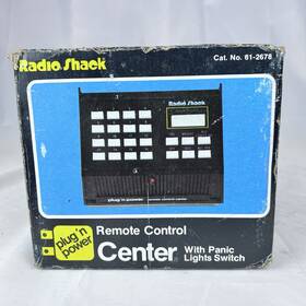 61-2678 Radioshack Nos Radio Shack Plug N Power Remote Control Center W Panic Light Switch