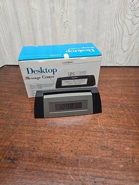 63-1006 Radioshack Desktop Message Center Business Card Holder