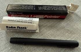 63-1043 Radioshack Mint Vintage Radio Shack Slimline Laser Pointer Lx 1000 With Box Manual Tested