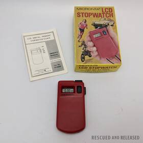 63-5003 Radioshack Working Vintage 80s Radio Shack Micronta Lcd Digital Pendant Stopwatch/clock