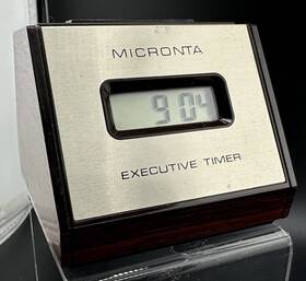 63-735 Radioshack Vintage Micronta Executive Phone Timer And Clock By Radio Shack Lcd Mini 3 Inch